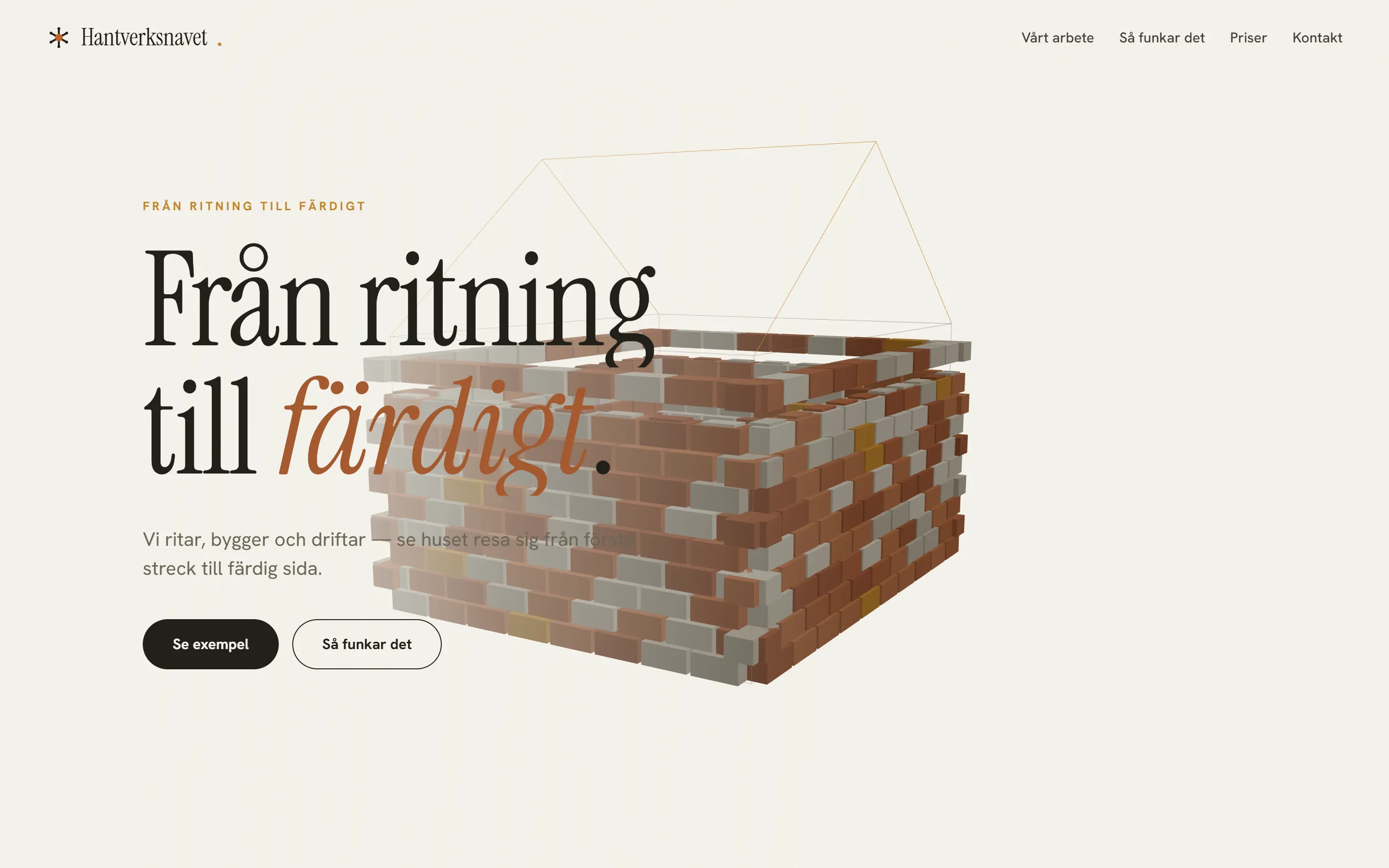 3D-experiment: Från ritning till hemsida.